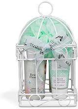 IDC INSTITUTE Bath Gift Set 5 Pcs Women Beauty Shower Decorative Cage Original view 3