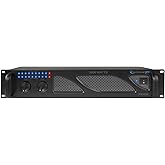 Technical Pro Professional 3000 Watts 2U 2-Channel DJ Power Amplifier with Dual Cooling Speed Fans and Integrated Power Stabi
