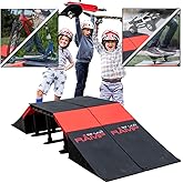 PLATPORTS Skate Ramp, Skateboard Ramp, BMX, Bike Ramps for Kids Ages 6-12, Kicker Ramp, Skateboard Ramps for Kids Ages 6-12
