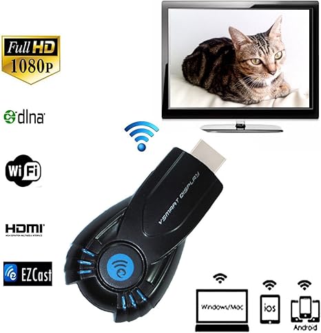 Ksrplayer Vsmart Ezcast V5ii Wifi Display Smart Tv Amazon Co Uk