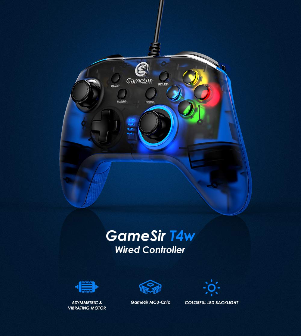 GameSir T4W Wired Game Controller Joystick for PC Windows
