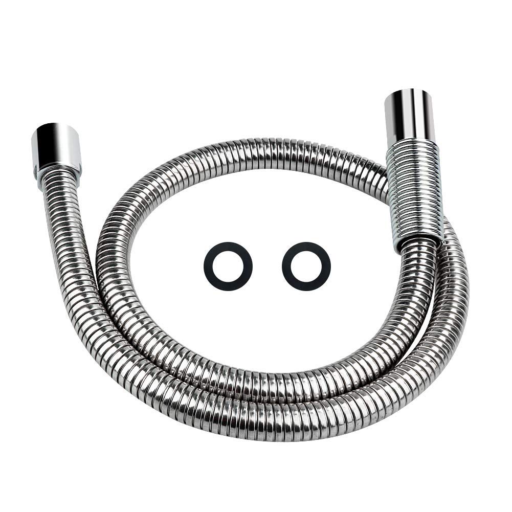 Photo 1 of KWODE Pre-rinse Sprayer Hose Replacement Kit for Commercial Kitchen Sink Faucet, 44” Length Stainless Commercial Dish Spray Hose Parts