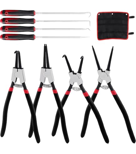 Snap Ring Plier 9 Internal Circlip Pliers With 0.08 Bent Jaw Tip For Ring Remove Retaining Pliers Green Snap Ring Plier 9 Internal Circlip Pliers With 0.08 Bent Jaw Tip For Ring Remove Retaining Pliers Green