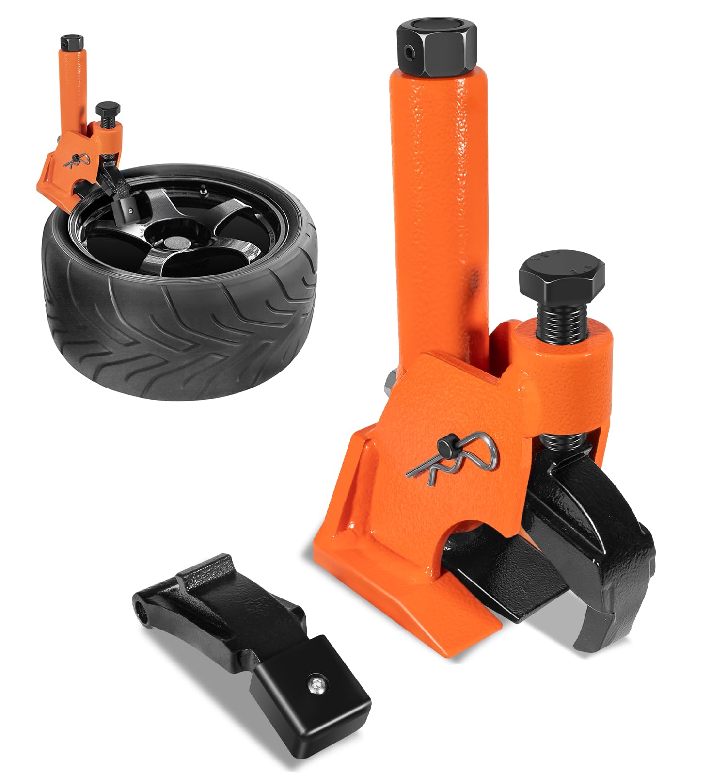 Photo 1 of Manual Tire Bead Breaker with Rubber Pad, 38"-42" Tire Changer Tool, for UTVs, Tractors, Trucks, RV Camper Trailer, Golf Cart, and More Vehicles Tire Repair Tool