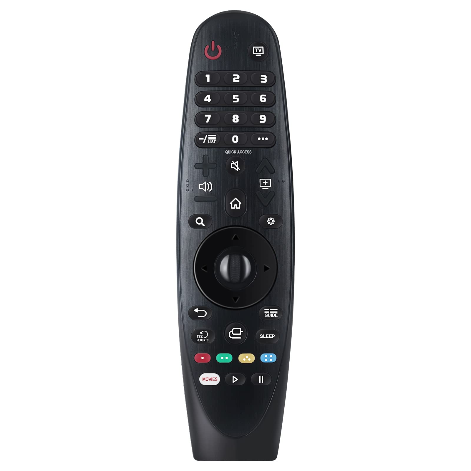 AN-MR19BA Replacement Remote Control Fit for LG LG ULTRA HD 4K TV 75UM7110PLB 70UM7100PLA 65UM7100PLA 60UM7100PLB 55UM7100PLB 49UM7100PLB 43UM7100PLB 65UM7400PLB 55UM7400PLB 49UM7400PLB