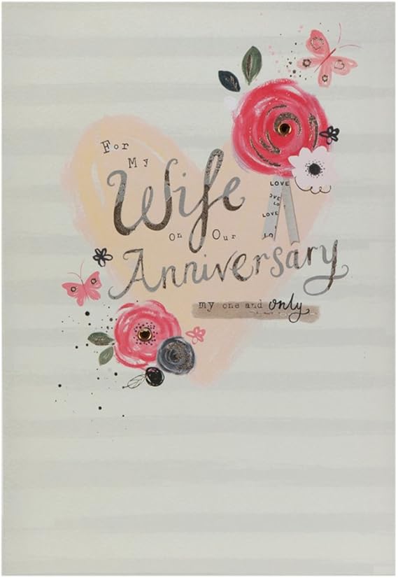 Hallmark Anniversary Card For Wife 'One And Only' Medium Amazon.co