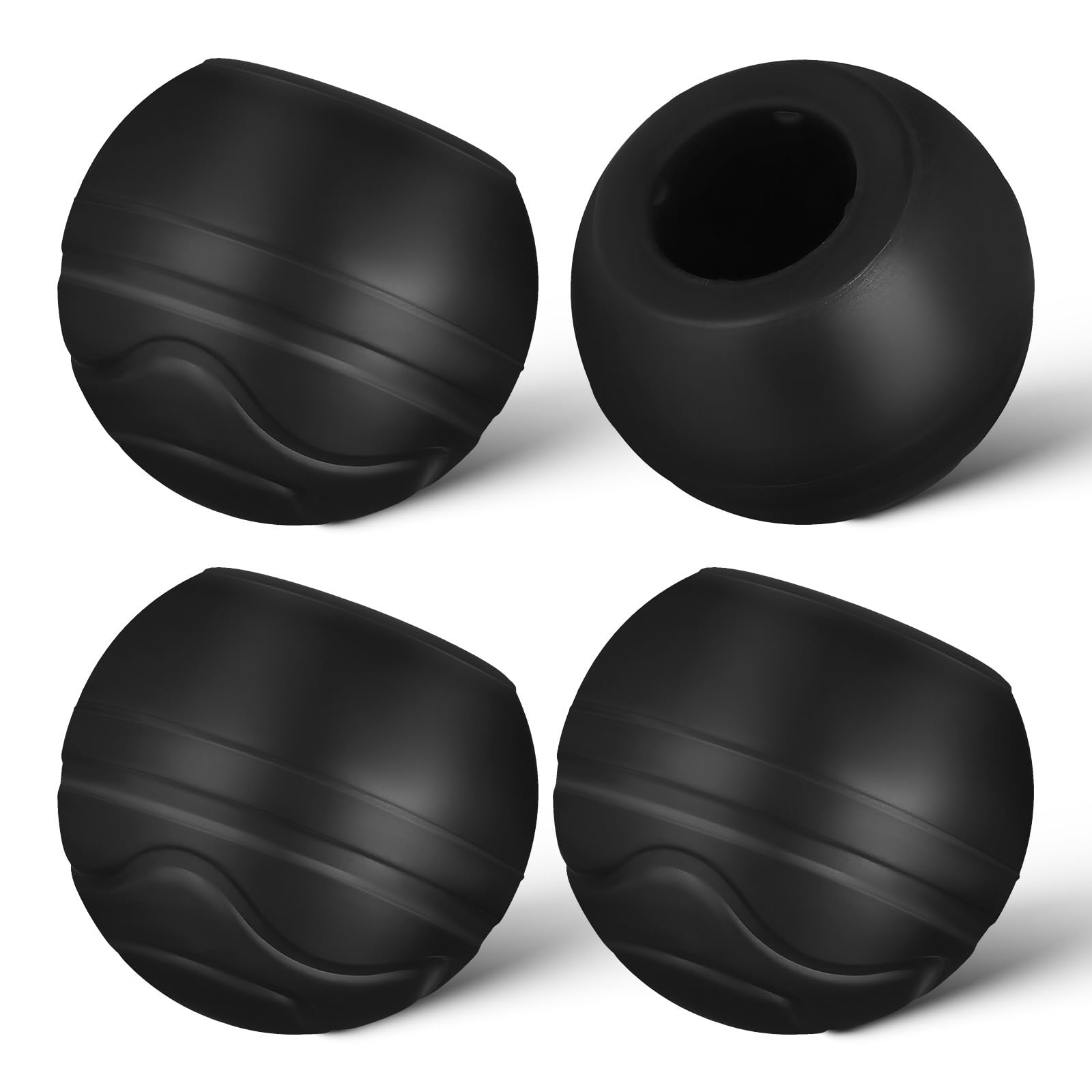 Uonlytech Chair Leg Protectors 4Pcs Moon Chair Leg Floor Protectors Silicone Chair Leg Covers Furniture Floor Protectors Furniture Sliders