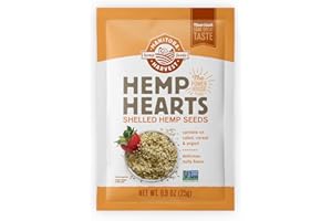 Hemp Seeds, 0.9oz (Pack of 12); 10g Plant Based Protein and 12g Omega 3 & 6 per Serving | For smoothies, yogurt & salad | Non