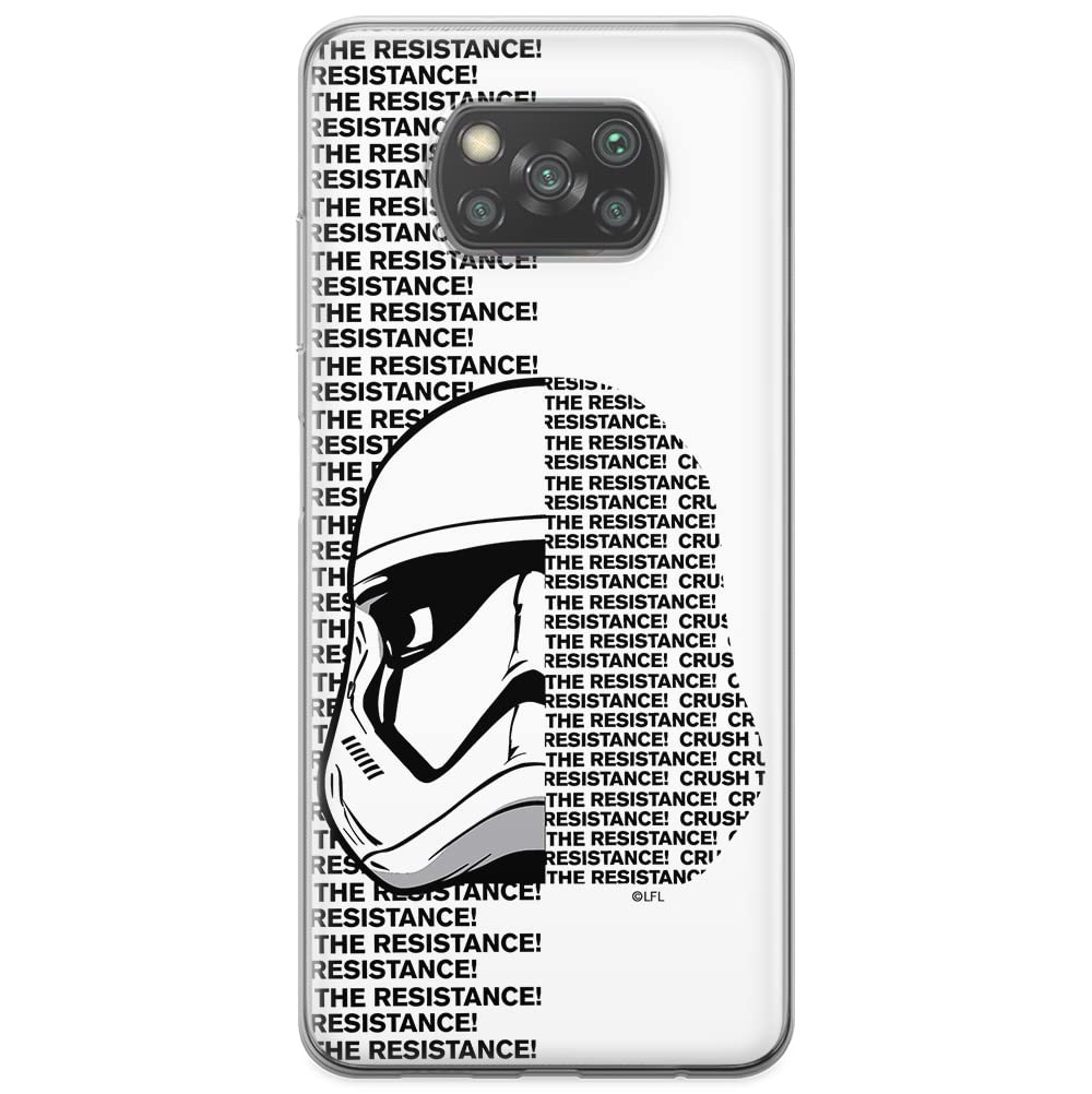 ERT GROUP mobile phone case for Xiaomi POCOPHONE X3 original and officially Licensed Star Wars pattern Stormtrooper 012 optimally adapted to the shape of the mobile phone, case made of TPU