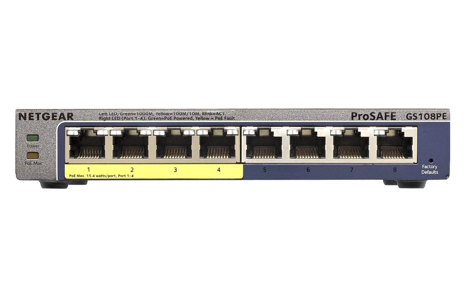 NETGEAR 8Port Gigabit Smart Managed Plus PoE Network Switch