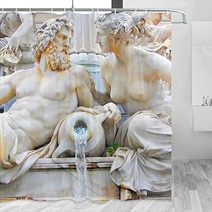 Austria Vienna Shower Curtain Travel Bathroom Decor Set with Hooks Polyester 72x72Inch(YL-00440)