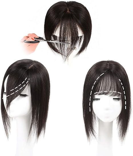 Amazon Co Jp Qlbf かつら ストレートの女性の目に見えない追加のシームレスなワンピース用ウィッグショルダー長耐熱ウィッグフル手織り リアルタイム髪ロング Color 9x14 15cm Black ホーム キッチン