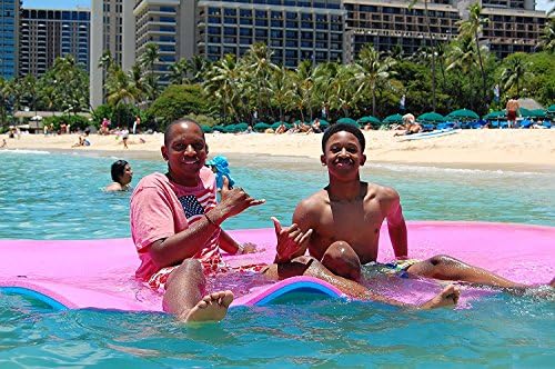 iFloats 18 Foot Water Pad Party Float with High Flotation Floating Foam Pad for Water Recreation and Relaxing