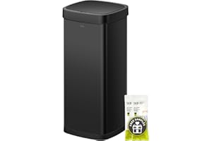 EKO EcoSmart 80L / 21.1 Gallon Motion Sensor Trash Can – Tall, Large Touchless Automatic Kitchen Garbage Bin with Soft-Close 