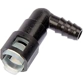 Dorman 800-086 Fuel Line Quick Connector That Adapts 3/8 In. Steel To 3/8 In. Nylon Tubing, 2 Pack Universal Fit