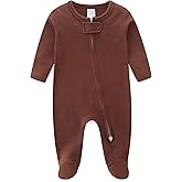 Babymine Baby Girl Boy Zipper Sleepers Clothes,Cotton Toddler Pajamas,Cute Onesie Outfits Newborn Footies