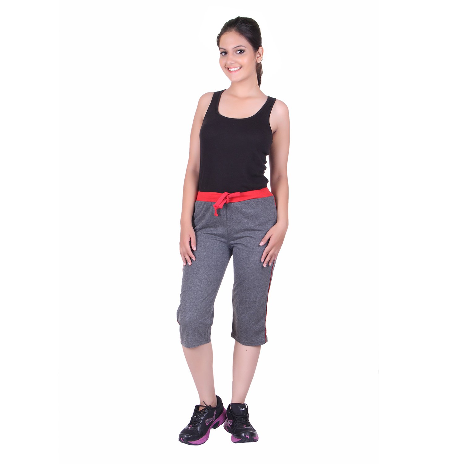 dfh women's relaxed fit capris