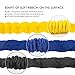 VANWALK 3 Pack Resistance Bands 15 – 45Lbs with Soft Handles and Carrying Bag, 15 – 25lb Yellow Resistance Bands, 25-35lb Resistance Bands Blue, 35 – 45lb Resistance Bands Black (Bands)