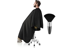 ULG Professional Hair Cutting Cape with Neck Duster Brush Waterproof Extra Large Size Salon Barber Cape Haircut Cape for Men
