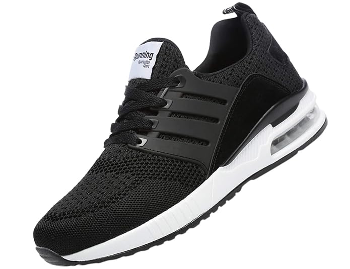 SINOES Unisex Erwachsene Straßenlaufschuhe Sportschuhe Bequem Ultra-Light Laufschuhe Schnürer Turnschuhe Sneakers Modisch Luf