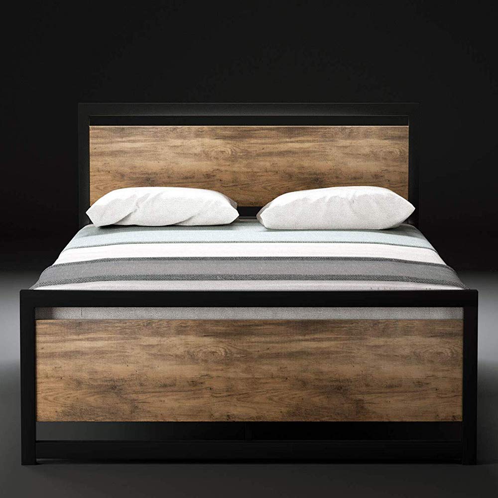 Best queen bed frame with headboard platform