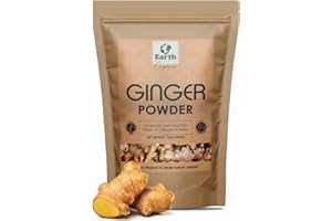 Earth BOTANIC Organic Ground Ginger Powder, Imported and Packed from India, 16oz (453g)