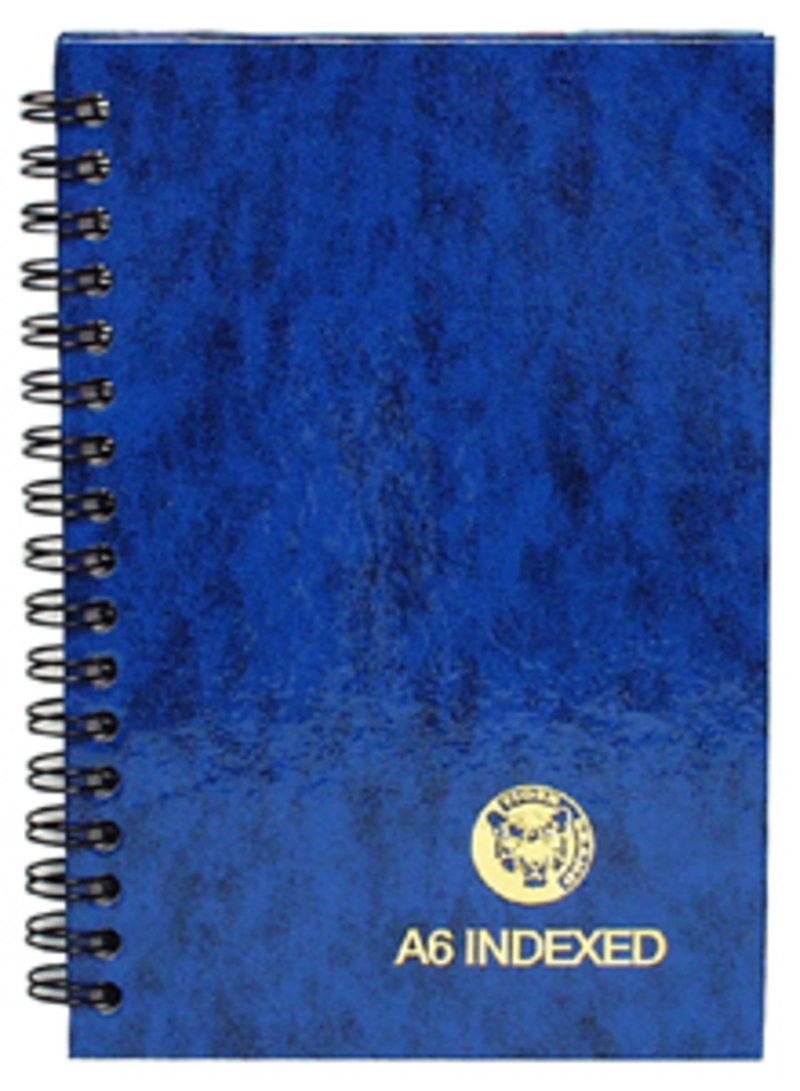 Tiger Index A-Z Twinwire A6 Notebook