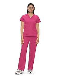 floralhue Scrubs for Women, V-Neck Scrubs Top