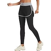 RanZZRan Women's 2-in-1 Running Shorts with Built-in Shorts Liner - High Waisted Athletic Shorts with Pocket, Quick Dry