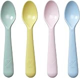 IKEA KALAS Spoon Mixed Colours - Durable Plastic Dishwasher Safe view 1