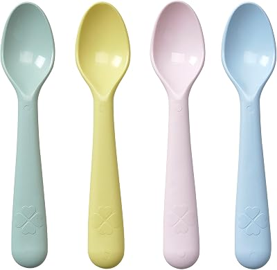 IKEA KALAS Spoon Mixed Colours - Durable Plastic Dishwasher Safe