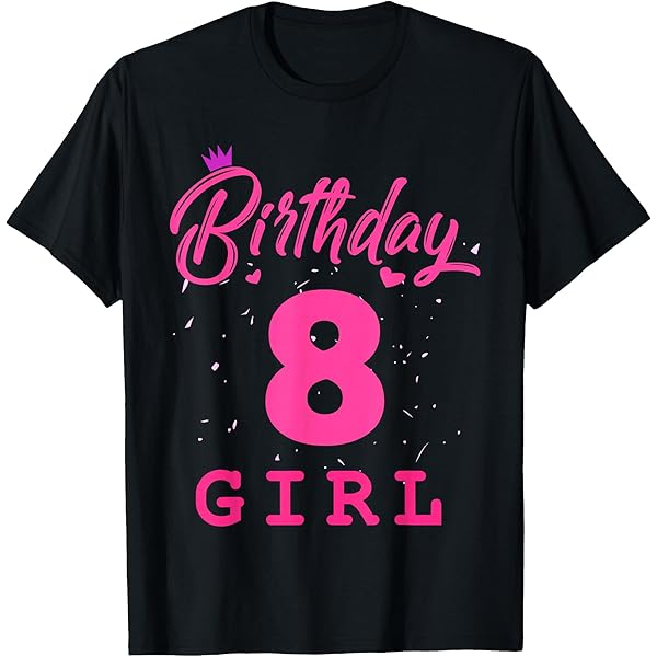 Amazon.com: Happy Birthday Shirt, Girls 10th Party 10 Years