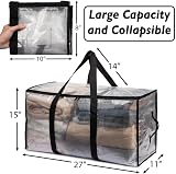 Oversized Moving Bags 2 Pack with Handles Zippers 86L view 3