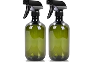 Calvalor Cleaning Spray Bottles for Plants Misters for Inside, 2 Pack 16.9 oz Squirt Bottle, Water Spray Bottle Mist Sprayer,