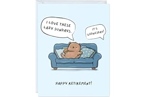 Sarcastic Retirement Card – Funny Greeting Card by Aly Lou | Mom, Dad, Husband, Wife, Friend, Coworker | Snarky Congrats, Hap