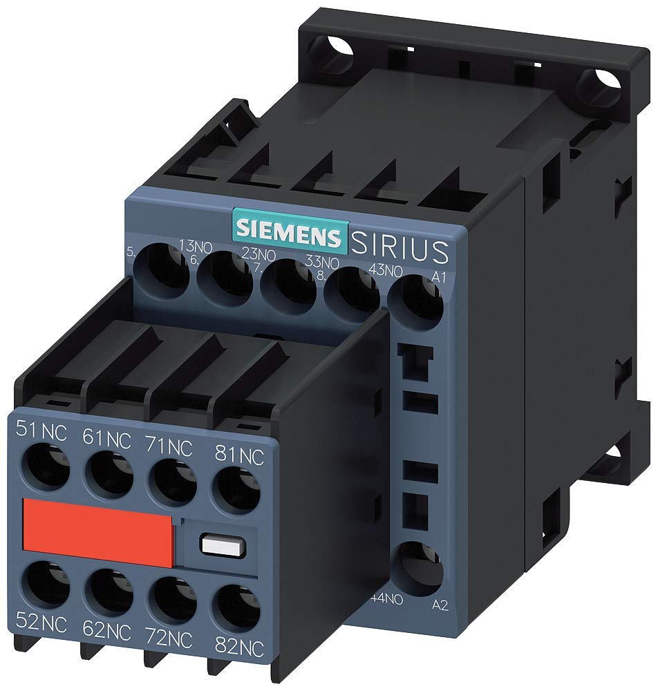 Siemens Auxiliary Contactor 4 NA + 4NC DC 24 V S00 Screw