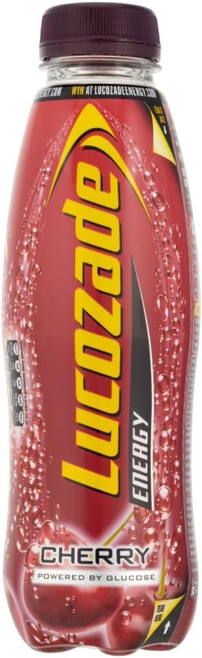 24 Pack Of Lucozade Energy Cherry Sparkling Drink, 380ml – Avant Garde - View #7