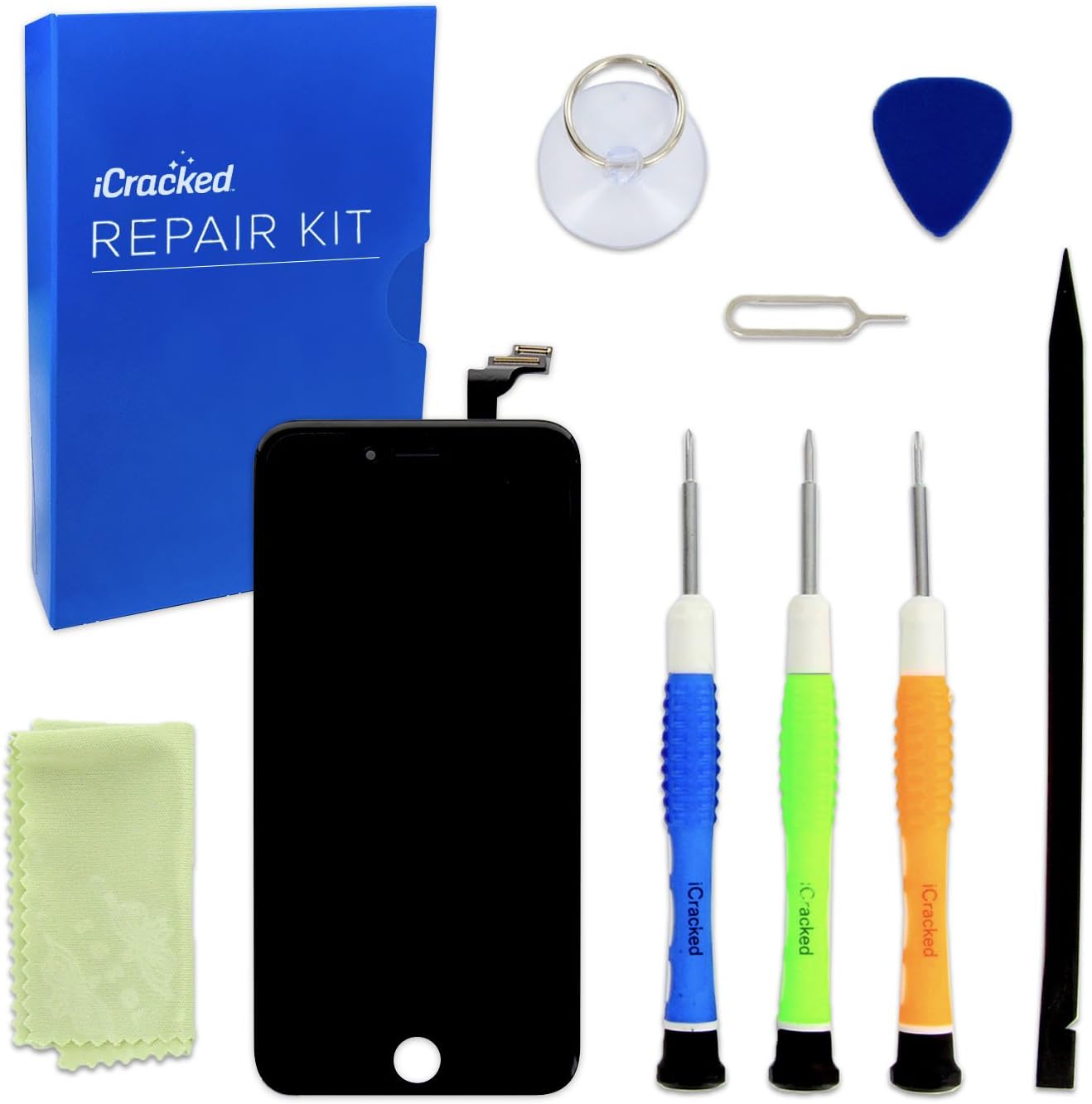 iCrackediPhone 6 Screen Replacement Kit (Black)
