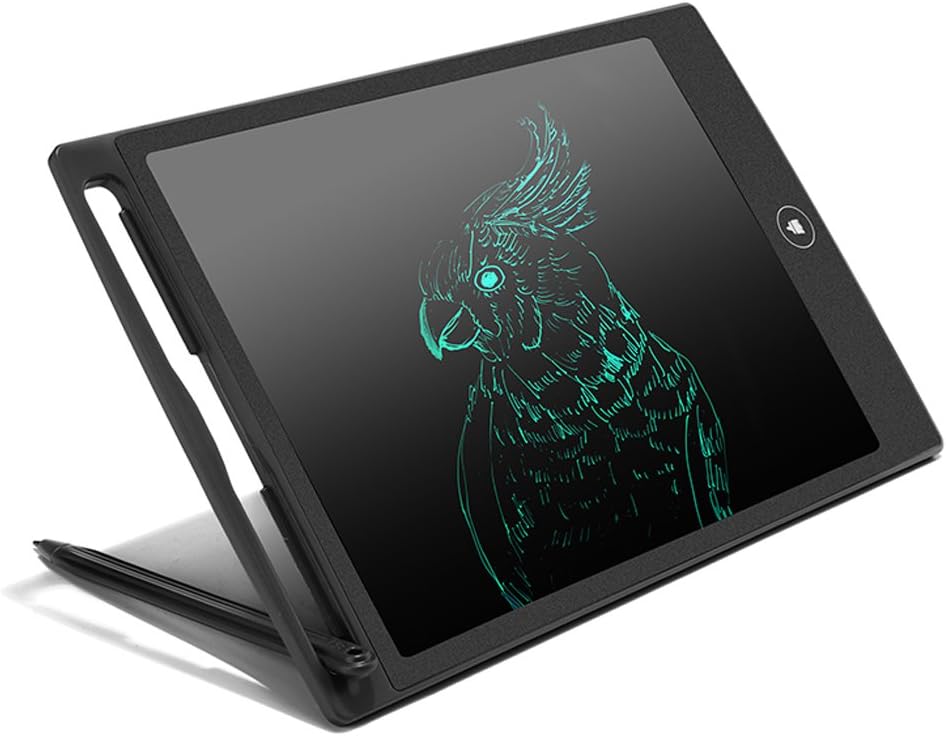 LCD Writing Tablet 8.5-inch Digital Handwriting Drawing Board for Kids Office Electronic Writing Board with Replaceable Battery (Black)