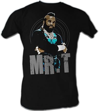 Amazon Com Mr T Icons Mrt Black And Blue Adult Short Sleeve T Shirt Clothing