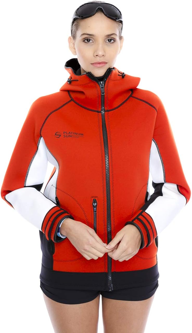 Unisex PRO Neoprene Jacket Wetsuit Hoodie Waterproof Wind