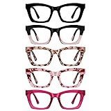 XXZQRYHN Oprah Reading Glasses for Women-5 Pack