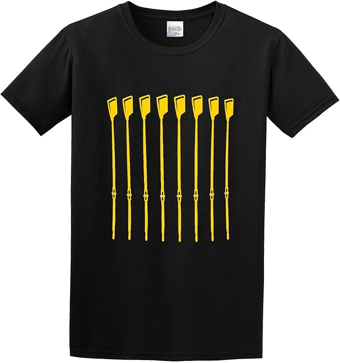 Men's Rowing Team Oars Print Men's T Shirt Fashion Casual Cool Tee