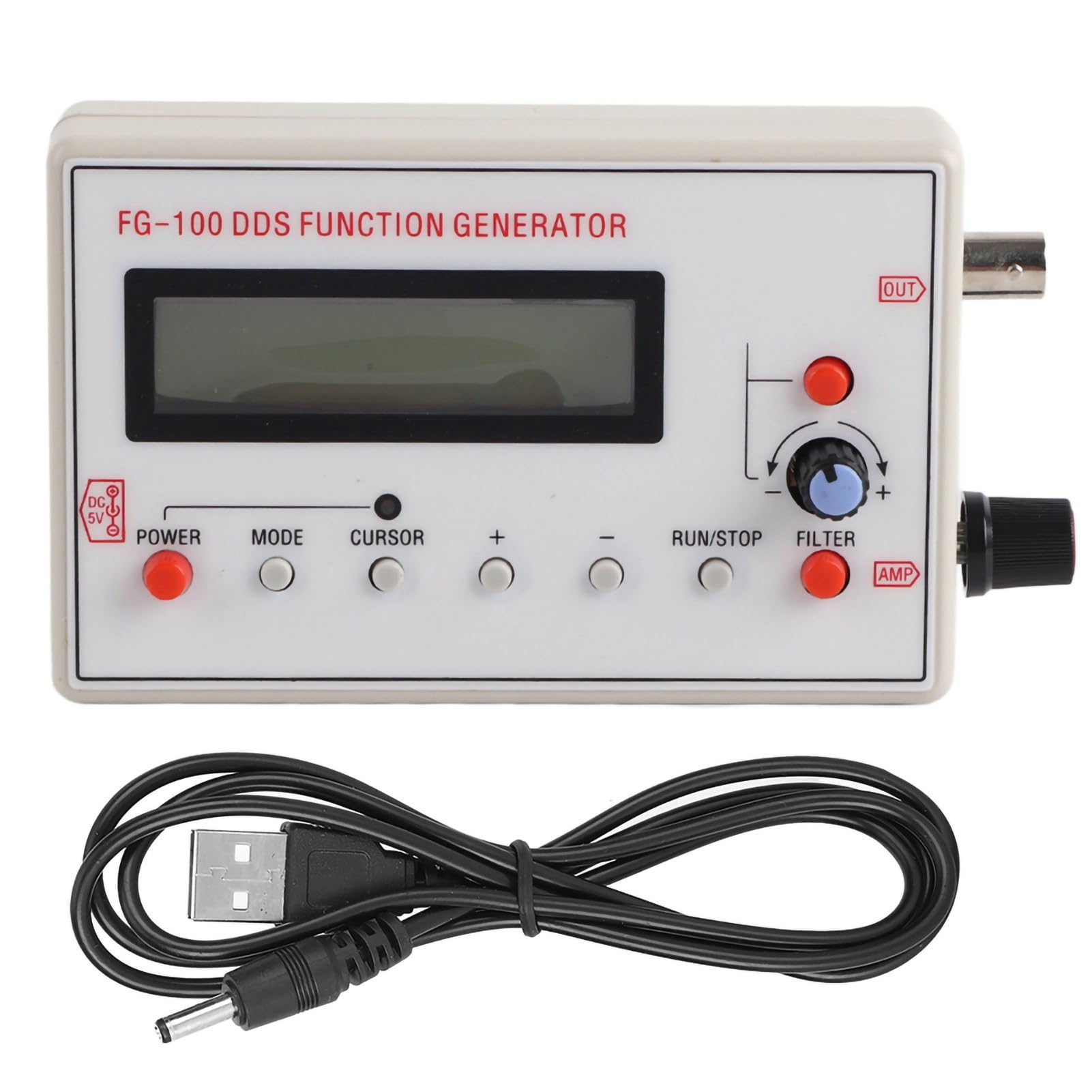 FG‑100 Function Generator DDS Counter Generator Source Module 1HZ‑500KHz