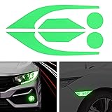 TOMALL 3 Pair Vinyl Smoke Tint Fog Light Headlight