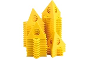 RUGLAMZHIP 40pcs Pyramid Stands, Painters Pyramids, Painter's Painting Stands Pyramids, Mini Triangle Cone Paint Tripods for Door Risers Support, Painter Elevated, Cabinet Pouring Accessories