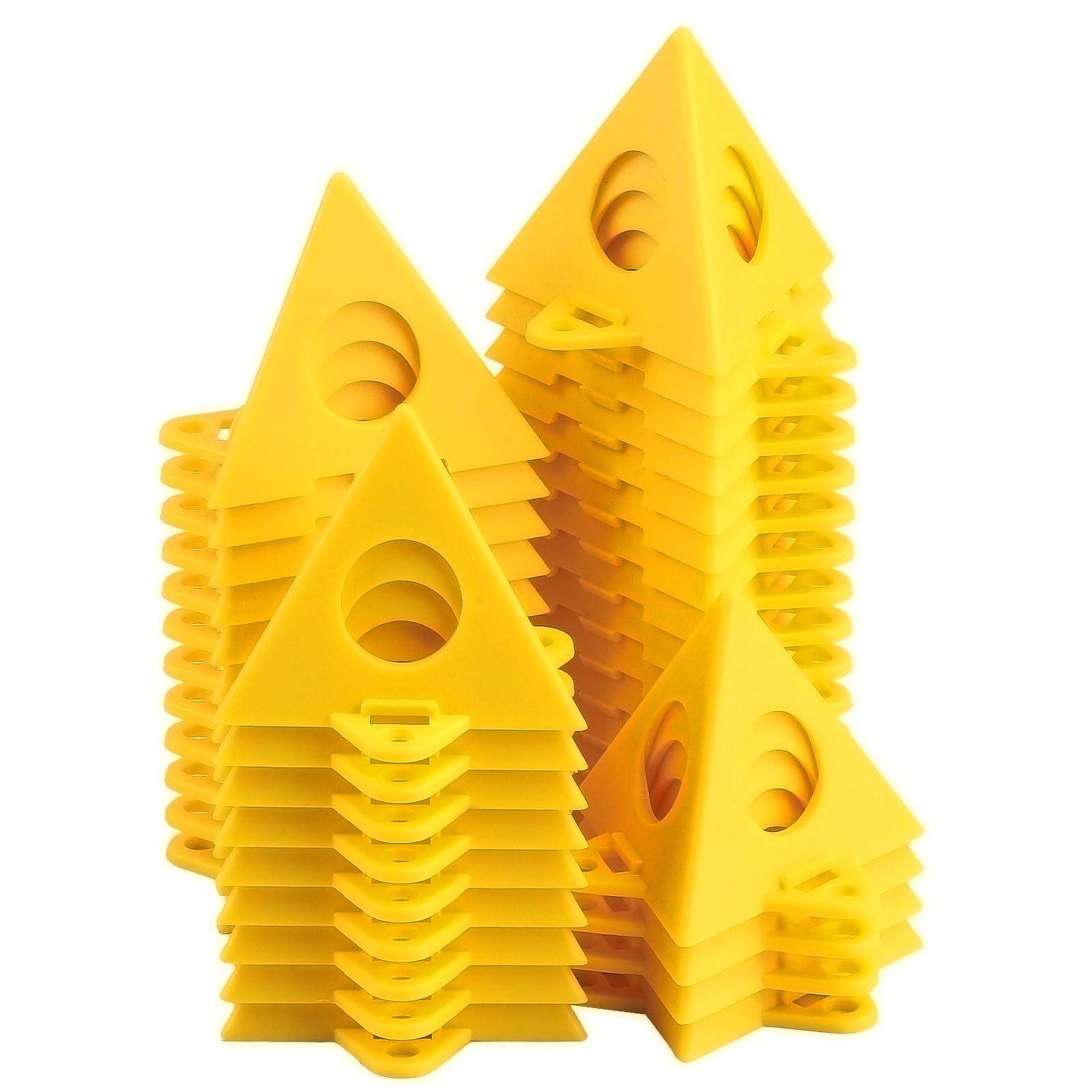 Photo 1 of 40pcs Painters Painting Pyramid Stands,Cabinet Doors Risers & Painting - Paint Triangle Stands Mini Cones Tripods for Canvas Support & Pouring - Art DIY Projects Household Essemtials