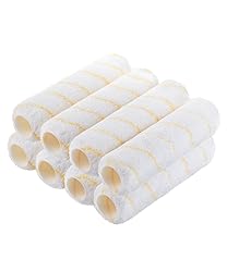 Bates- Paint Roller Covers, 9", Yellow Stripes, 8