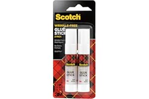 Scotch Wrinkle-Free Glue Sticks, 2 Pack, .27 oz Each