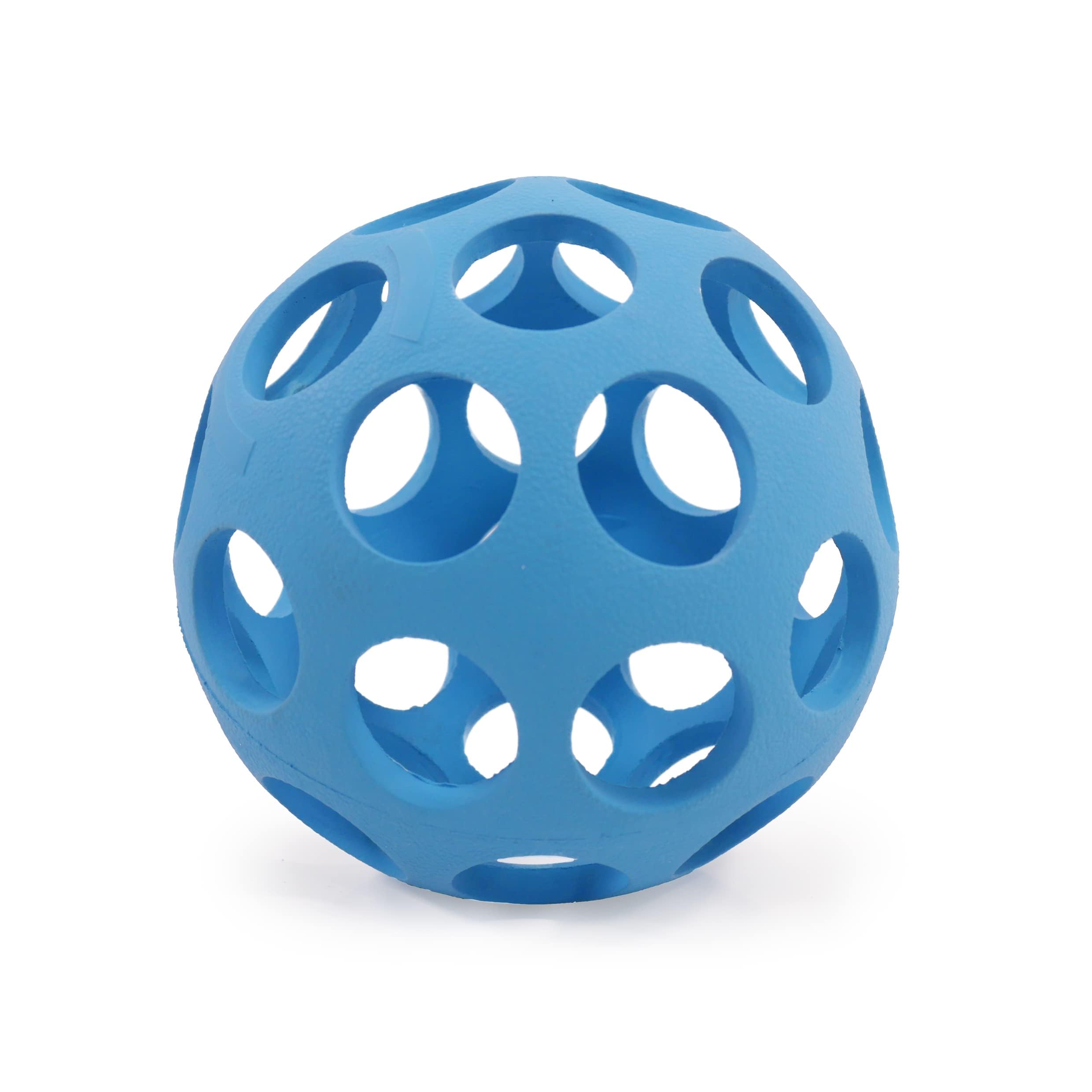 Rosewood Cyber Rubber Lattice Football for Dogs - Tough, Interactive Dog Toy for Chewing, Fetch and Play - Non-Toxic Rubber - Suitable for Adult Dogs and Puppies - Assorted Colours (1pc)